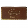 Leather Hathi Badge Leather Hathi Badge